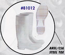 Boots, 16 Inch, Men's Steel Toe Kneeboot - PVC